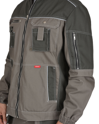 Куртка "СИРИУС-ТОКИО" т. песочный с хаки 100%х/б пл. 265 г/кв.м