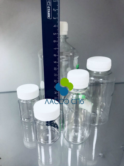 ПЭТ тара Банка прозрачная с крышкой 250 мл х 10 шт