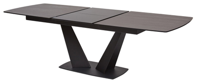 Стол ACUTO 180 TL-59 BLAZE DARK Базальт, испанская керамика/ черный каркас М-City