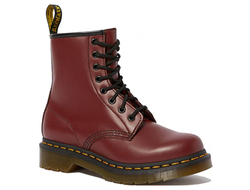 DR MARTENS 1460 SMOOTH CHERRY RED NARROW FIT