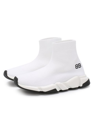 Кроссовки Balenciaga Speed trainer белые детские