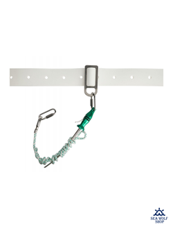 Пряжка поясная Scuba Brothers c D кольцом, двухщелевая