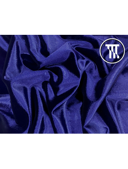 Велюр-стрейч, цв. Тёмно-синий