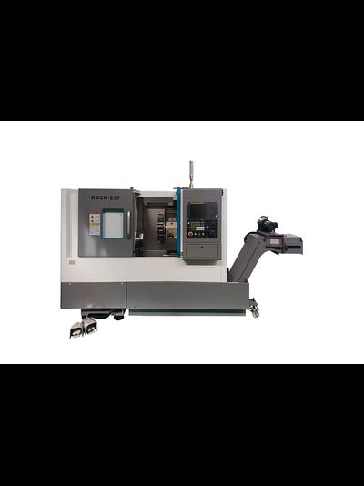 Токарный станок с ЧПУ JET KDCK-25F CNC (Fanuc 0i, гидрав. патрон, 3000 об/мин, деталеуловитель)