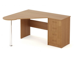 Стол письменный угловой с тумбой