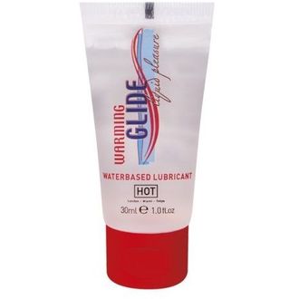 44042 Согревающая смазка на водной основе Warming glide HOT 30ml