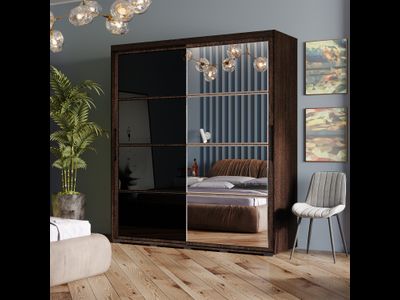 Крафт 6 Шкаф-купе (1962*2176*591мм), венге