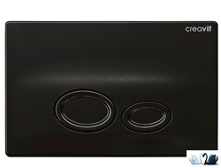 xКнопка смыва CREAVIT DROP GP2002.02, черный глянцевый
