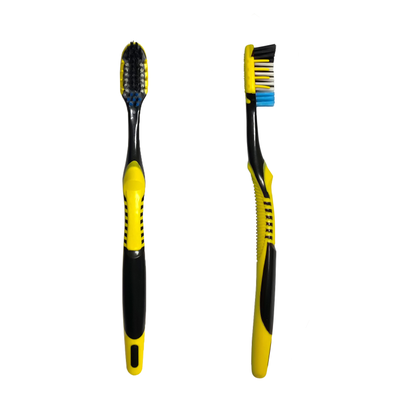 Зубная щетка желтая medium