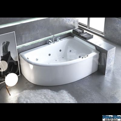 Astra-Form ванна Анастасия Solid Surface правосторонняя 182/125 см белая матовая