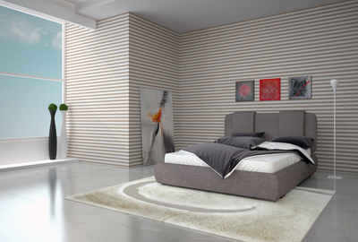 Кровать двуспальная MyCloud Верона с подъемным механизмом, бельевым ящиком, мягкое изголовье, съемные подушки