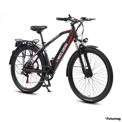 Электровелосипед WHITE SIBERIA CAMRY ALLROAD 500W матовый черный