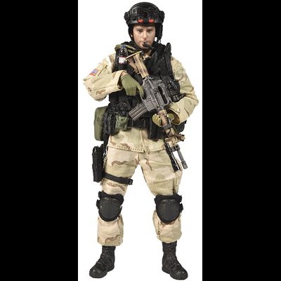 Сержант отряда "Дельта" военного спецназа  США ("Падение Черного Ястреба") - Коллекционная фигурка 1/12 scale US Delta Special Force - master sergeant (LW005) - Crazy Figure