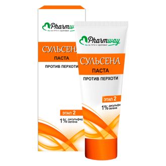 Pharmway СУЛЬСЕНА Паста против перхоти 1%, 75 м