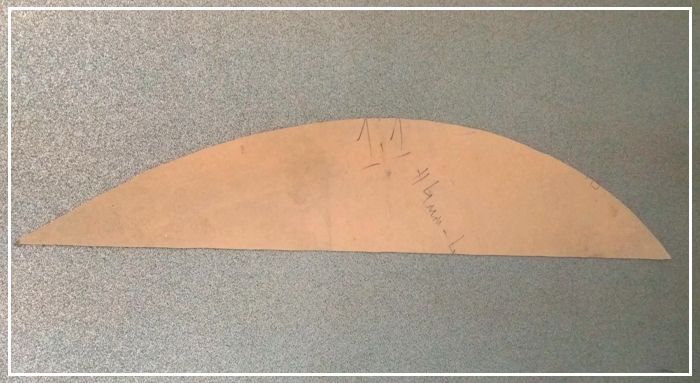 Шаблон для изготовления стеклопакета