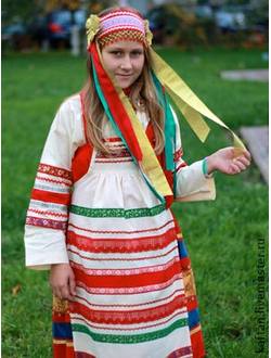 Русский народный костюм для девочки