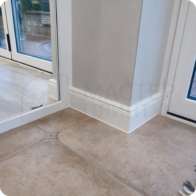 Плинтус ХДФ Dollken Cubu Hamburg Style 100мм Х 2,5 м 5012 Белый