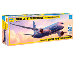 Сборная модель: (Звезда 7021) Пассажирский авиалайнер Боинг 787-9 «Дримлайнер»