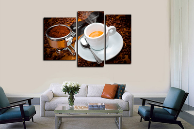 Модульная картина "Кружечка кофе"