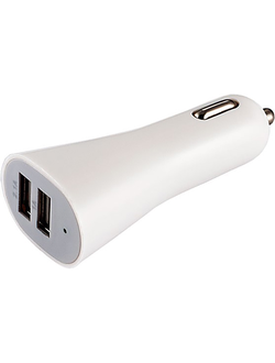 Автомобильное зарядное устройство для iPhone/iPad Perfeo I4606, 1A + 2.1A (белый)