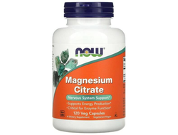 (NOW) Magnesium Citrate - (120 капс)