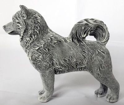 Фигурка ХАСКИ, литьевой мрамор. ОПТ