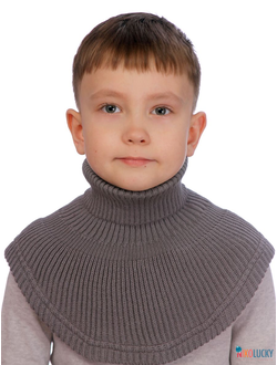 Манишка  21-32, цвет темно-серый р. 1( универсальный от 1 года)