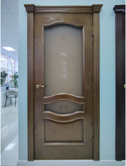 Межкомнатная Дверь Амелия багетная тон 35 Шервуд