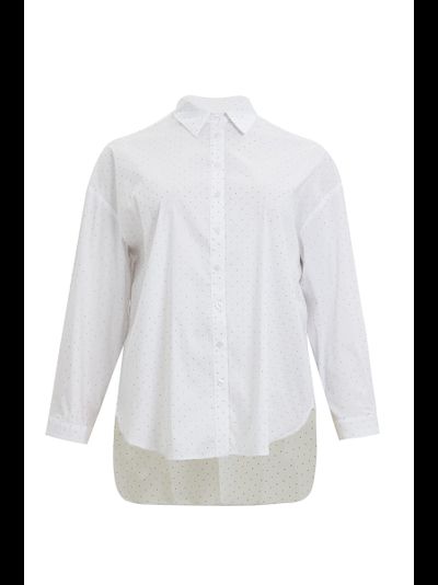 Рубашка со стразами
