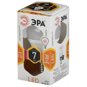 Лампа светодиодная ЭРА LED P45-7W-827-E14 7Вт Е14 2700К Б0020548