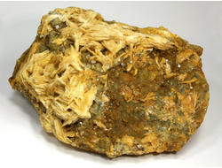 Барит, Флюорит, включения других минералов, Белореченское месторождение, Адыгея, Северный Кавказ, Россия (130*100*75 мм, вес: 1310 г) №21512