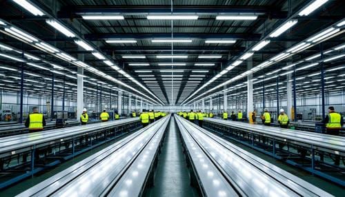 Реализованный проект и качественные светильники Ростов-на-Дону в цеху