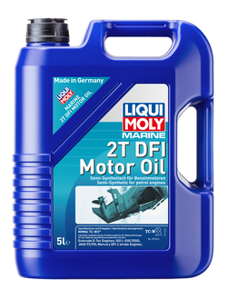 Масло моторное Liqui Moly Marine 2T DFI Motor Oil (Полусинтетическое) - 5 Л (25063)