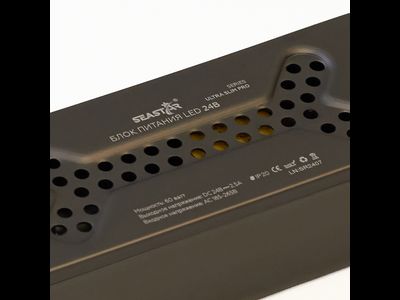 Блок питания 60W 24V IP20 Ultra Slim (24V/2,5A/60W) (SEASTAR/IP20 сетка/2 года)