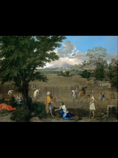 Картина обогреватель, репродукция Никола Пуссен Четыре сезона - Лето