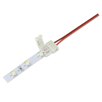 Коннектор LED 2-pin 08мм 1CN с проводом (для ленты SMD3528)