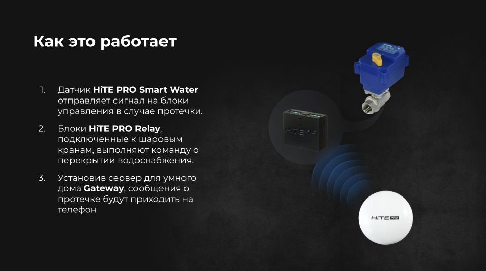 Датчик протечки HiTE PRO Smart Water