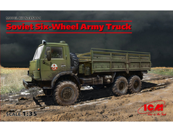 Сборная модель: (ICM 35001) Советский шестиколесный армейский грузовой автомобиль