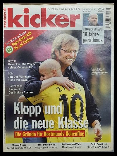 Kicker Magazine 4 May 2009 Иностранные журналы о футболе, Спортивные иностранные журналы, Intpress