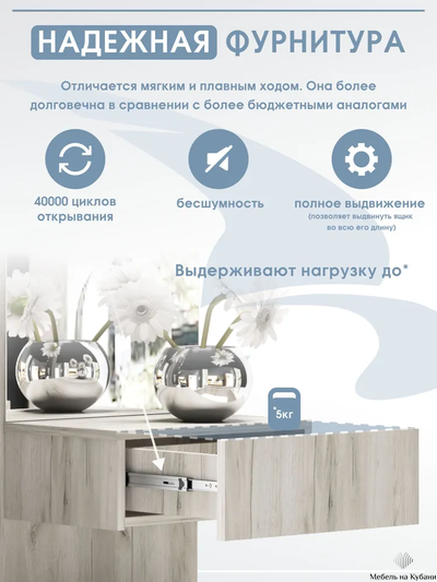 Кредо стенка прихожая Дуб Крафт серый