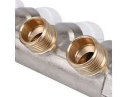 Коллектор STOUT распределительный 3/4", 4 отвода 1/2" (Арт. SMB 6851 341204)