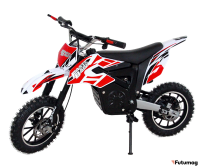 Электромотоцикл GreenCamel Питбайк DB300, 36V 800W R10 быстросъемная батарея красный