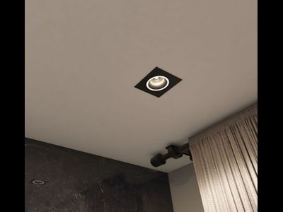 Точечный встраиваемый светильник Denkirs DK2061-BK