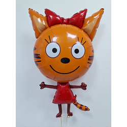 Воздушный шар фольгированный "Три кота. Карамелька"