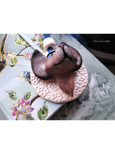 "Куплю кошечку!" Кулон - кошка из полимерной глины. Необычные украшения на заказ