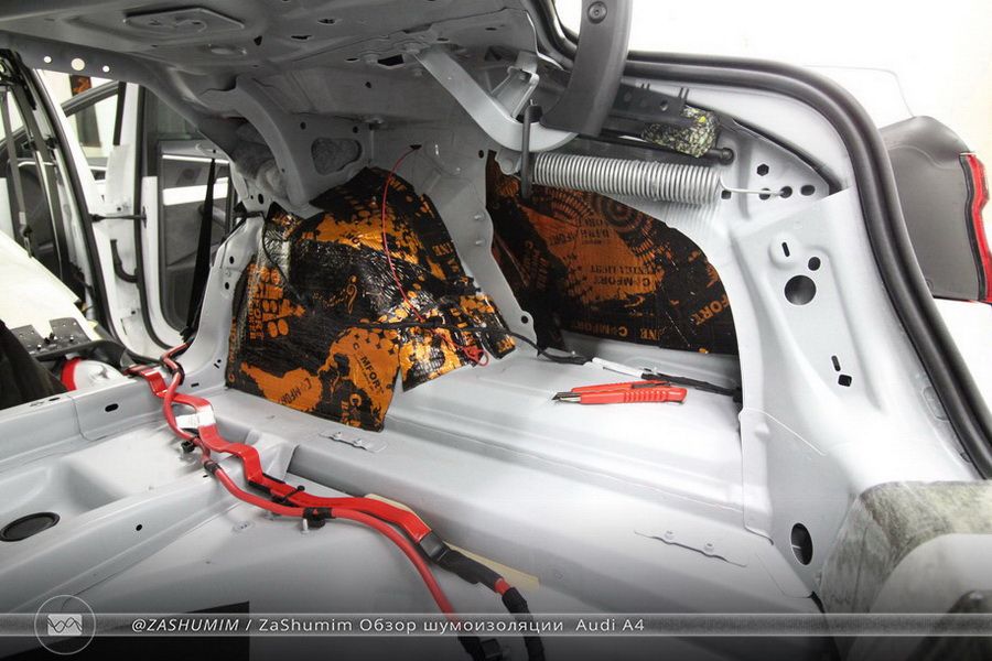 Шумоизоляция audi a4 b8
