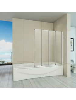 Шторка BAS SCREEN GR4-100-C-CH 100х140 складная, прозрачная