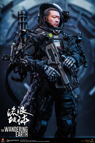 Пулеметчик в экзоскелете (Чжан Сяоцян, "Блуждающая Земля") - Коллекционная ФИГУРКА 1/6 CN171-11 rescue unit Zhang Xiaoqiang (DMS035) - DAMTOYS