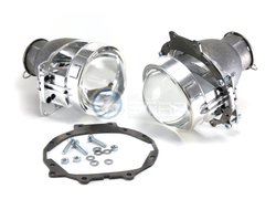 Комплект Hella R моно H7 с рамками для замены штатных ксеноновых / галогенных линз автомобиля Subaru Legacy Outback B13 (2003 - 2006) и B14 (2009-н.в.)