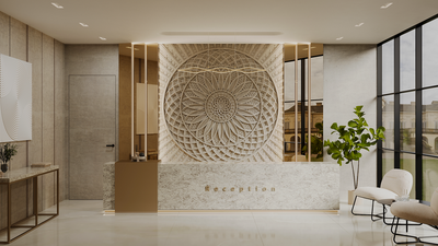 Панно гипсовое SHANGRILA артикул SPN11